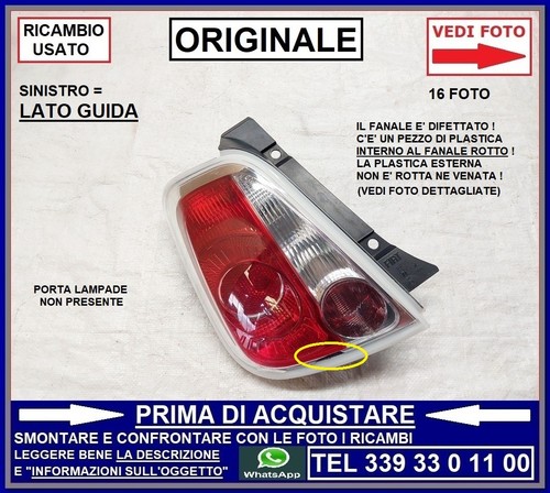 Fanale faro posteriore - fanale,