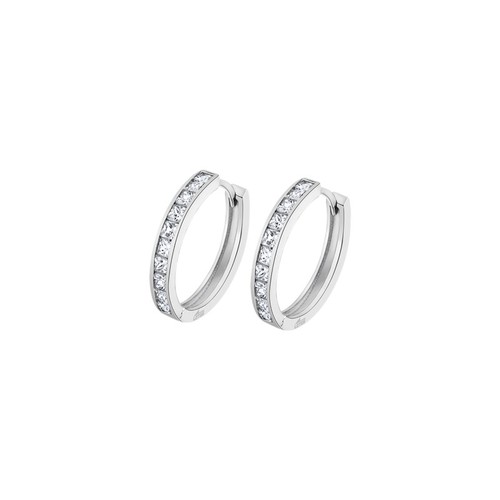 Orecchini unisex lotus silver - orecchini,