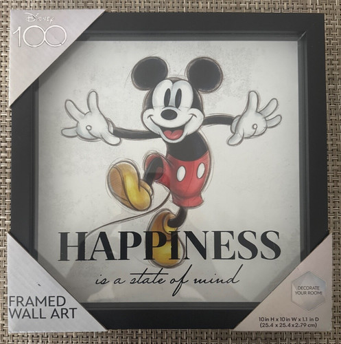 Disney 100 framed wall art - disney,