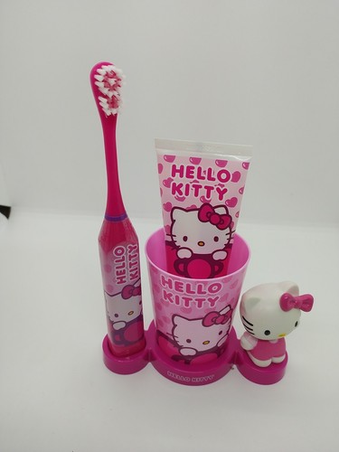 Hello kitty kit pulizia denti - kitty,