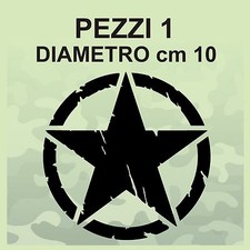 Adesivo Stella Militare 10x10