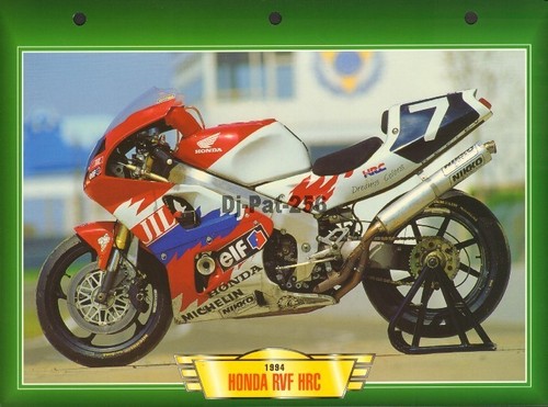 Fiche moto honda rvf - moto, hrc
