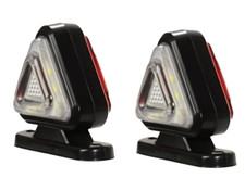 2X Luci LED Di Marcatura Laterale 12V/24V Per Rimorchi Furgoni Camion