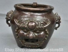 Stufa a carbone testa di leone