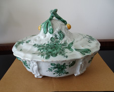 SPLENDIDA AUTENTICA ZUPPIERA MAIOLICA MANIFATTURA CERRETO SANNITA XVIII SECOLO