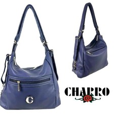 Zaino Donna Borsa 2 in 1 Firmata CHARRO morbida  in Ecopelle di ottima qualità