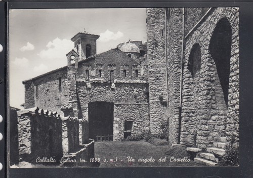 Cartolina collalto sabino - cartolina, via