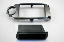 MASCHERINA AUTORADIO NAVIGATORE 1 DIN TOYOTA YARIS SILVER 2015 CON CASSETTO