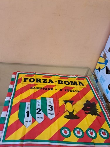 Roma calcio bandiera vintage - calcio_,