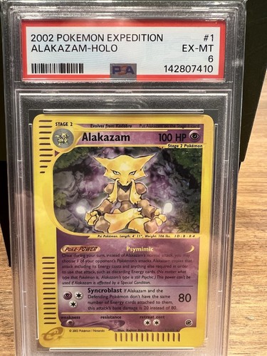 Pokemon alakazam holo - pokemon,