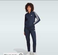 Bellissima tuta Essentials 3-Stripes, mai indossata