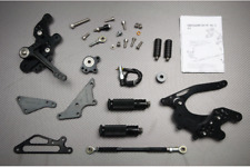 Supporto Pedane Arretrate Regolabili Nero HONDA CBR 1000 RR 1000RR 2004-2005