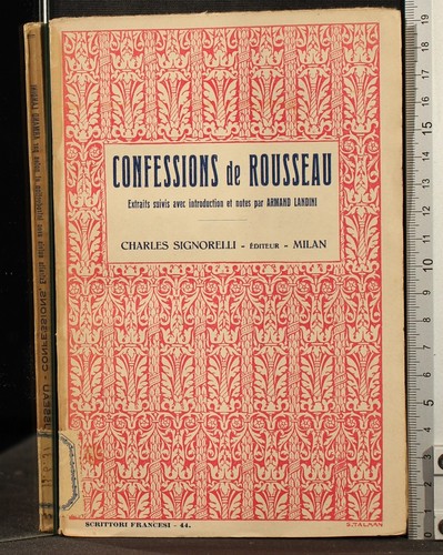 Confessions rousseau - confessions, de
