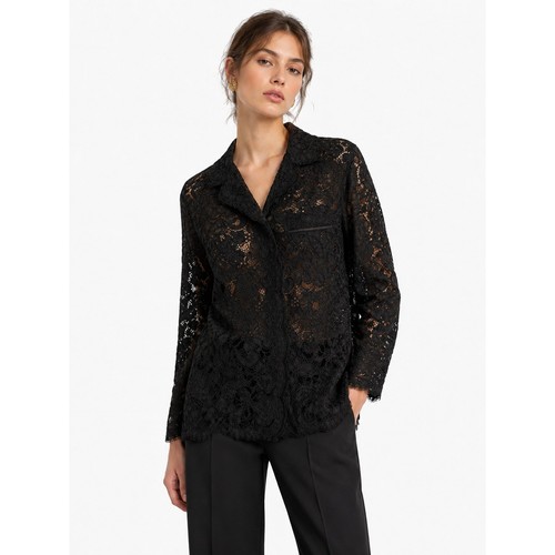Giacca camicia pizzo dolce - giacca,