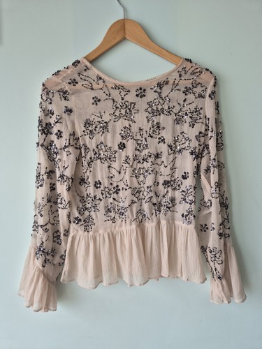 Blusa ricamata zara - ricamata,