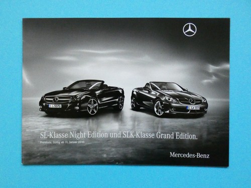 Brochure mercedes r171 slk - -,
