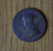MEDAGLIA VATICANO PAPA PAOLO VI PONT MAX 1963 1978 ANNO I   SUBALPINA