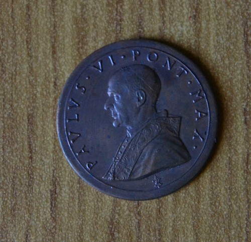 Medaglia vaticano papa paolo - vaticano,