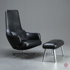Poltrona Vitra Repos in pelle