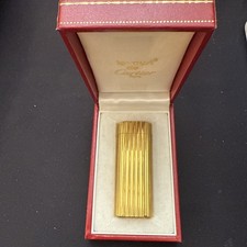 accendino cartier Placcato Oro