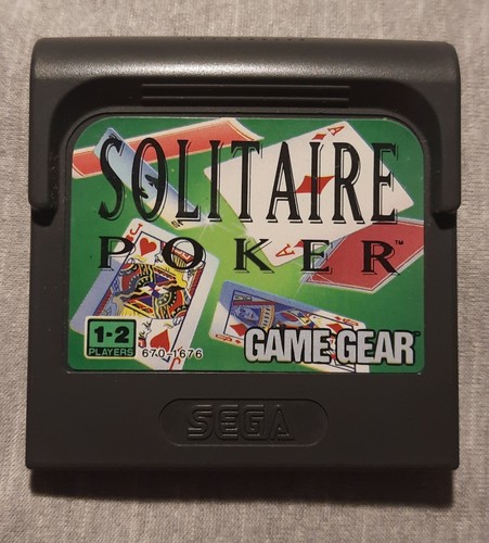 Solitaire poker sega game gear - poker,