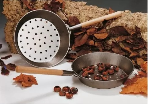 Padella per castagne 26cm - padella,