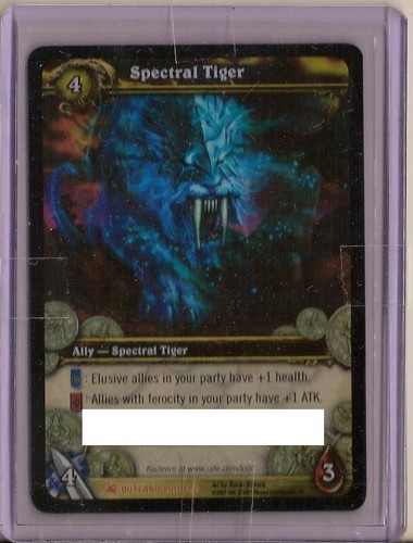 Wow loot card spektraltiger - -,