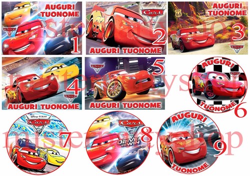 Cialda ostia per - torte, cars