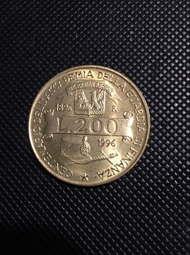 Moneta 200 lire accademia - lire,