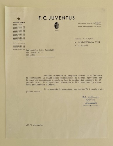 Lettera carta - 05/02/65,