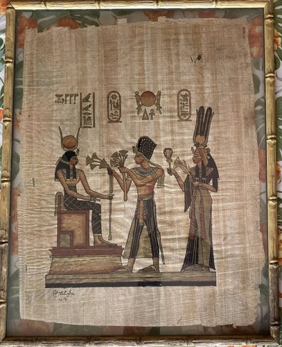 Quadro papiro tema antico - quadro,