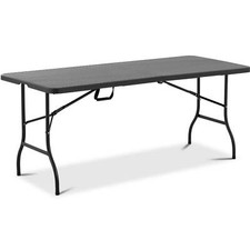 Tavolo Pieghevole Nero Da Esterno Tavolo Richiudibile Grande 150 kg