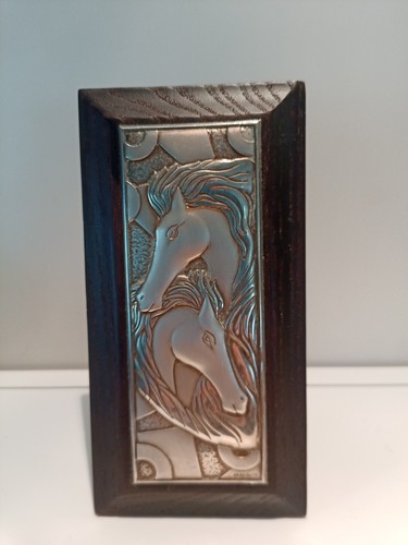 Quadretto cavalli legno - legno, e