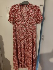 Maxi abito donna Zara rosso