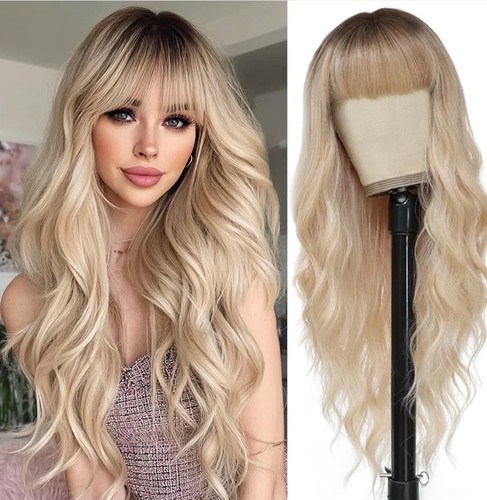 Parrucca balayage lunga biondo - parrucca,