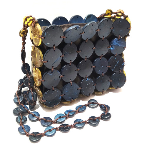 Borsa tracolla vintage nera - a,