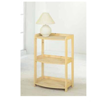 Libreria abete massello grezzo