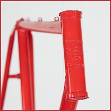 NOS CHESINI PRECISIONE TELAIO ACCIAIO BICI CORSA STRADA VINTAGE ROSSO ITALIANO