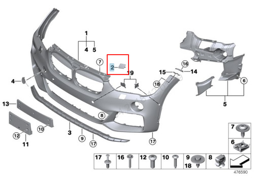 Nuovo bmw f48 faro sinistro - x1,