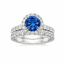 2.00ct Finto Zaffiro Diamante