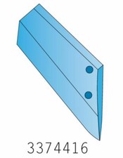 Aletta Aratro Ama Acciaio Boro 10 mm DX Made in Italy