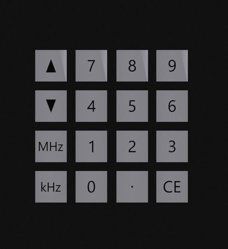 Key replacement set - 16-key, for