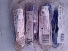 CORDA FUNE ELASTICA CON GANCI IN ACCIAIO 80/93cm PER AUTO MOTO Bagagli 4pz X 2