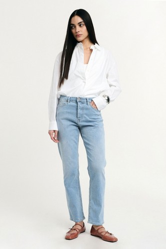 Jeans donna girlfriend con - jeans,
