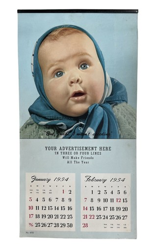Calendario vintage bambino - vintage,