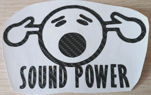 Sticker adesivo tuning sound - tuning, "sound