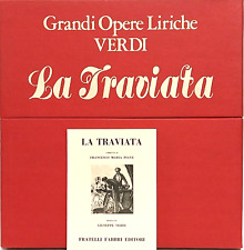 LE GRANDI OPERE LIRICHE - VERDI - LA  TRAVIATA  IN  4  LP 33 GIRI  VINILI  NUOVO