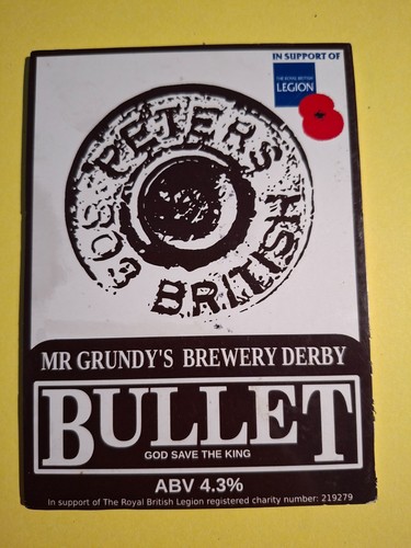 Grundy brewery bullet - grundy's,