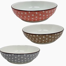 4 ciotole colorate in ceramica