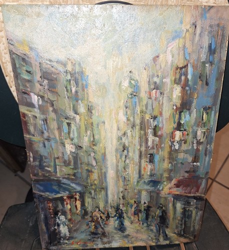 Dipinto olio tavola - ad, su